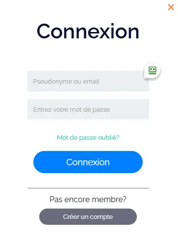 Connexion des membres du FRUMZI CASINO