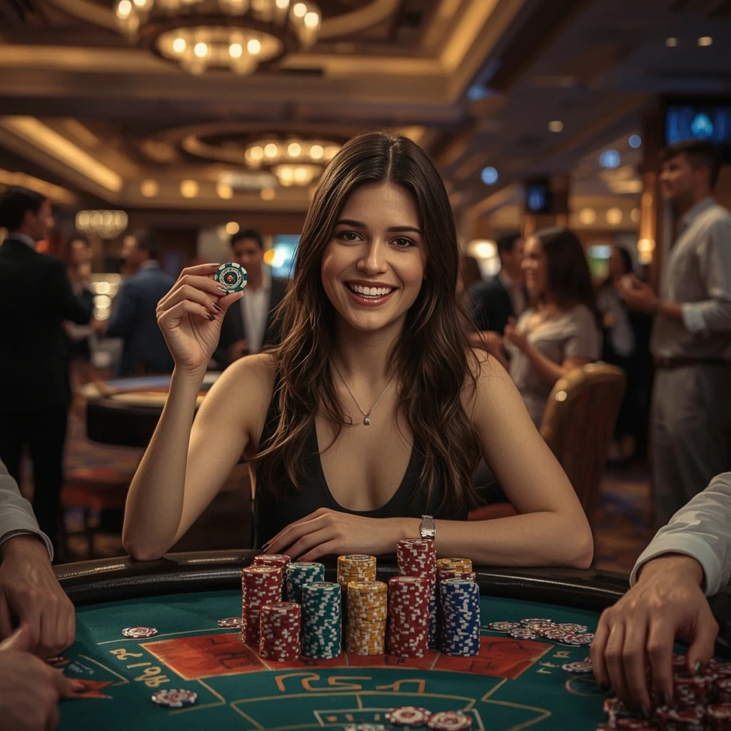 bonus dans les mains de l'homme au casino FRUMZI CASINO