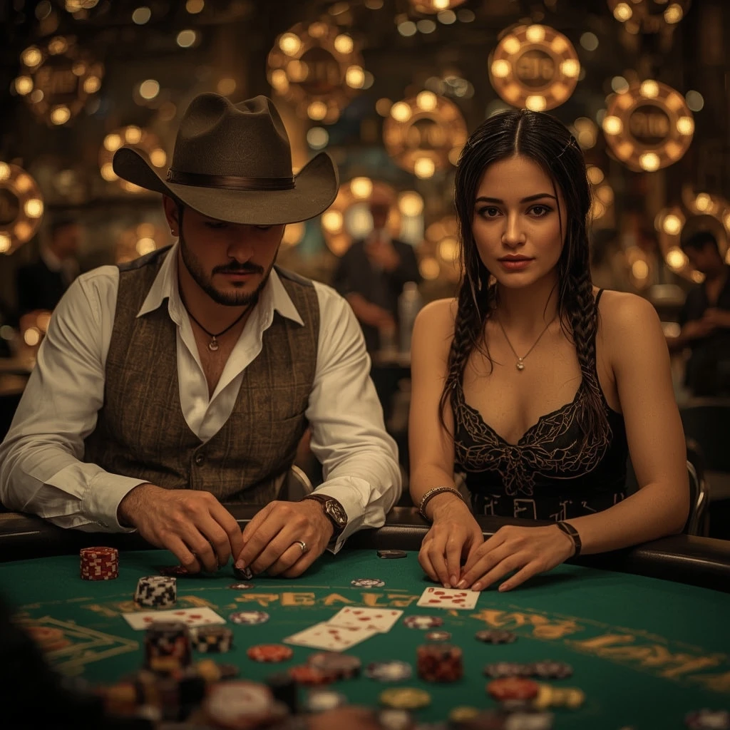 photo de deux joueurs de poker FRUMZI CASINO