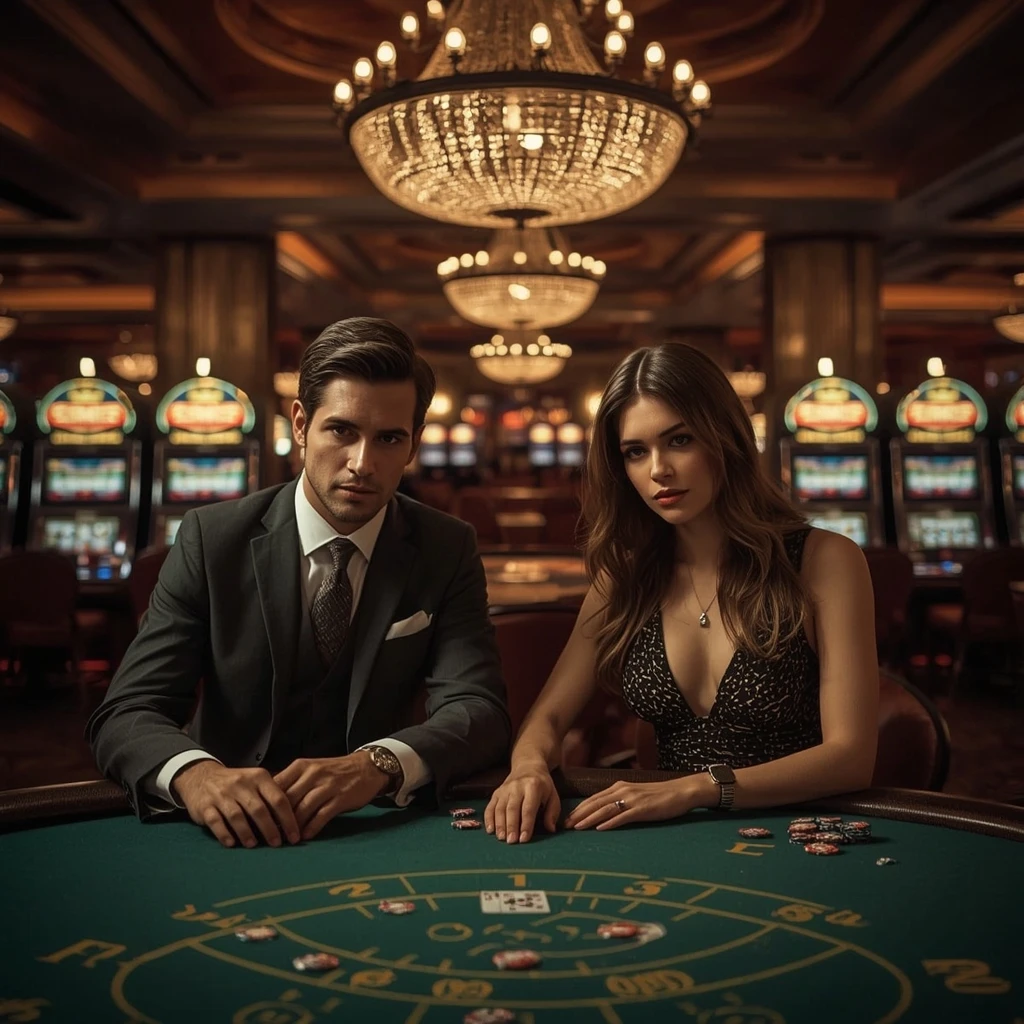 Deux joueurs de poker dans un FRUMZI CASINO